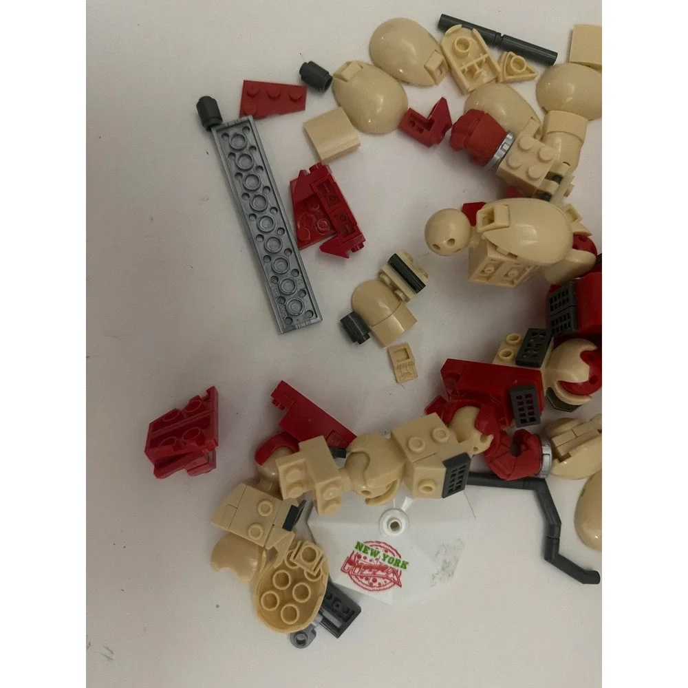 Mega Bloks TMNT Krang Android Body  Minifigure Accessories Lot Pizza Incomplete